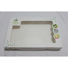 Caja de embalaje de papel plegable con ventana